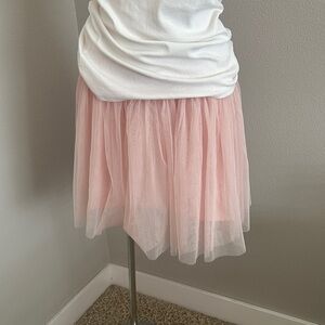 Forever 21 Soft Pink Skater Skirt